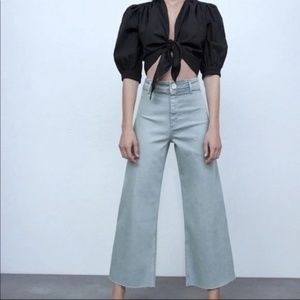 Zara Marine Straight Light Wash Jeans